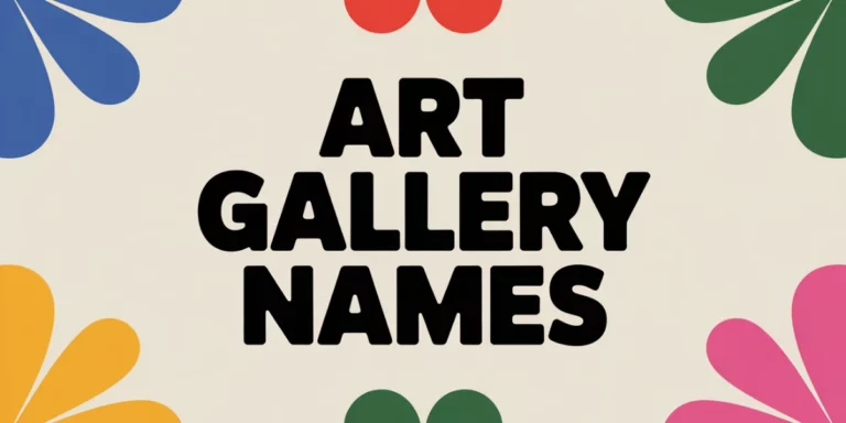Art Gallery Names