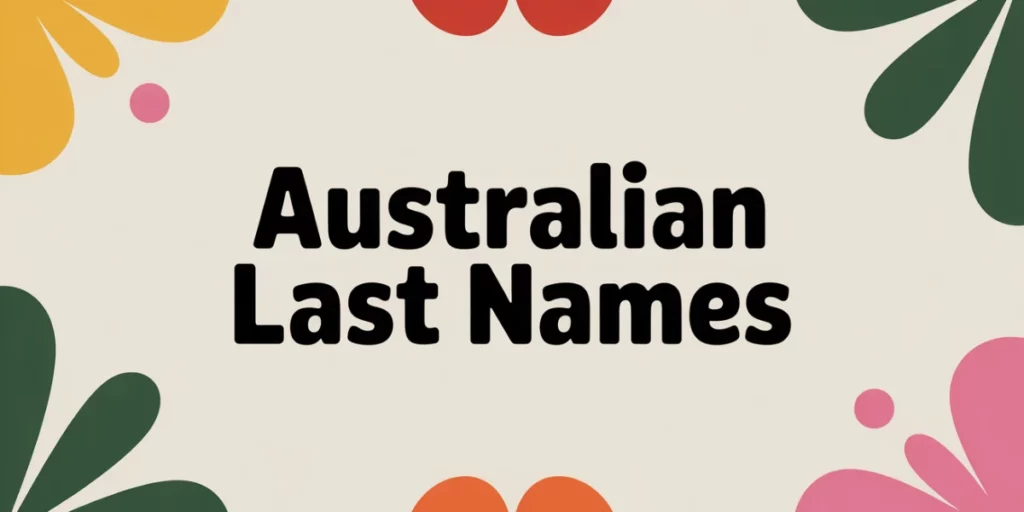 Australian Last Names