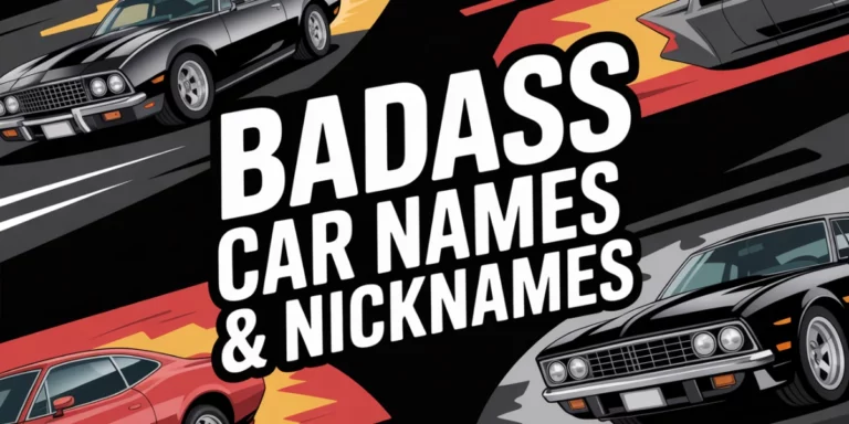 Badass Car Names Nicknames