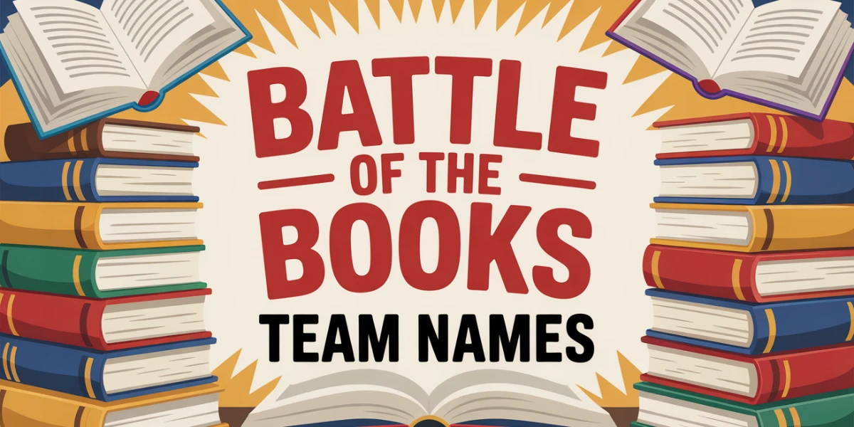 Battle Of The Books Team Names